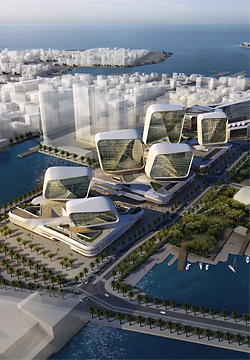 UNStudio设计的Mena Zayed项目1区方案在阿布扎比城市景观大会上公布