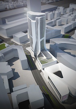 UNStudio design selected for new hotel in the Frankfurt Europaviertel