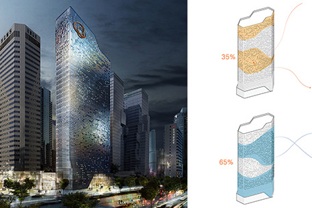 UNStudio’s design selected for the Hanwha Headquarter office tower in Seoul