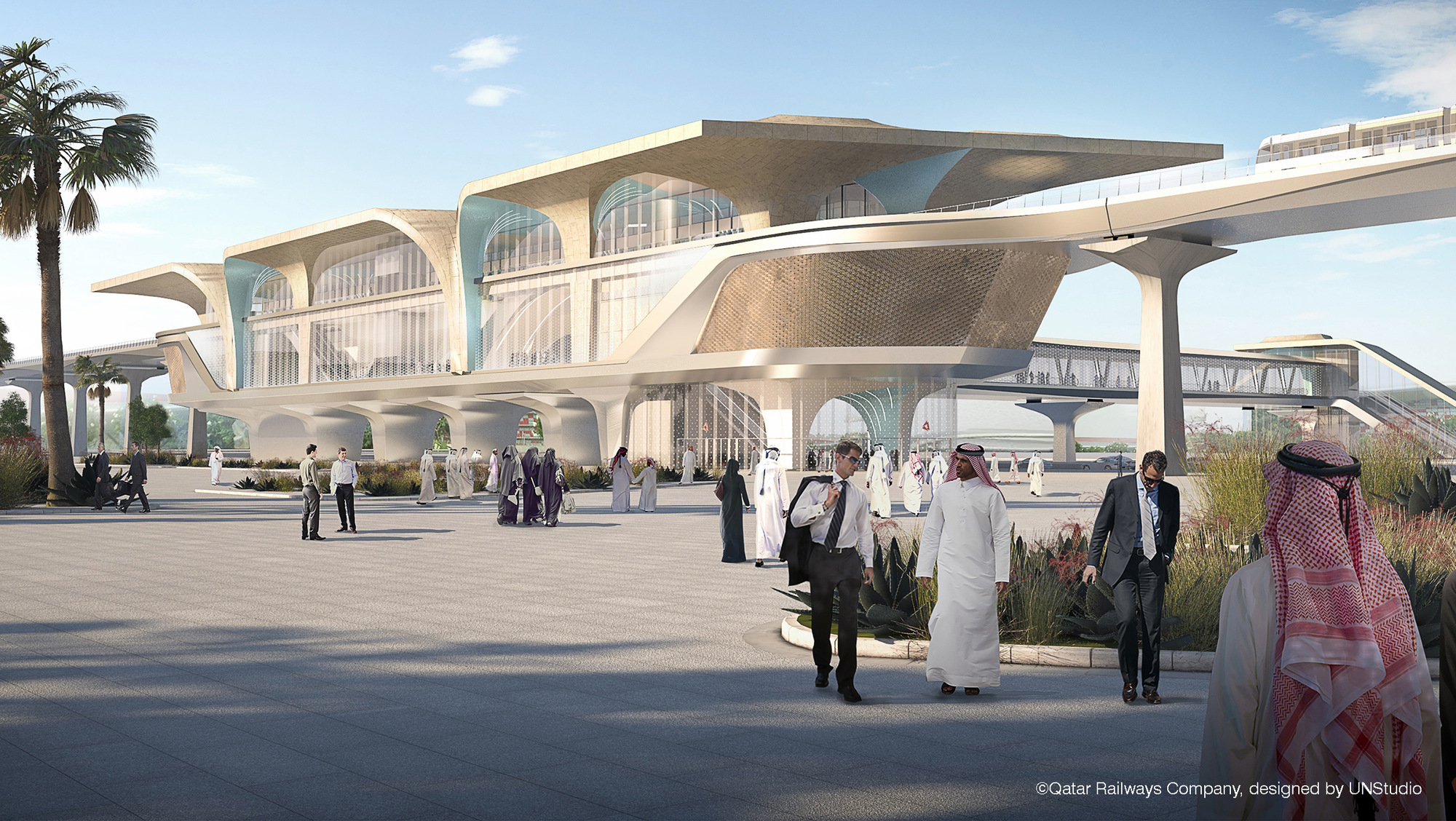 UNStudio designs over 30 stations in the first phase of the Doha Metro Network