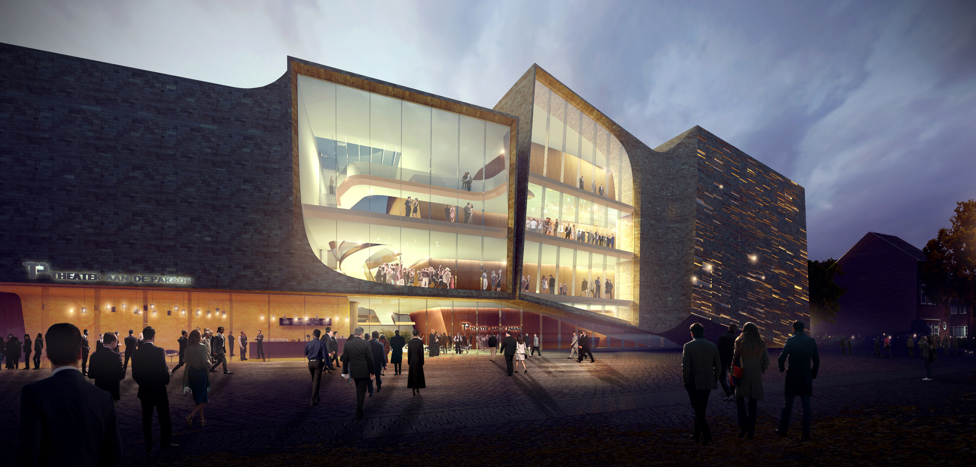 UNStudio’s design for the Theater aan de Parade in 's-Hertogenbosch selected as one of two finalists