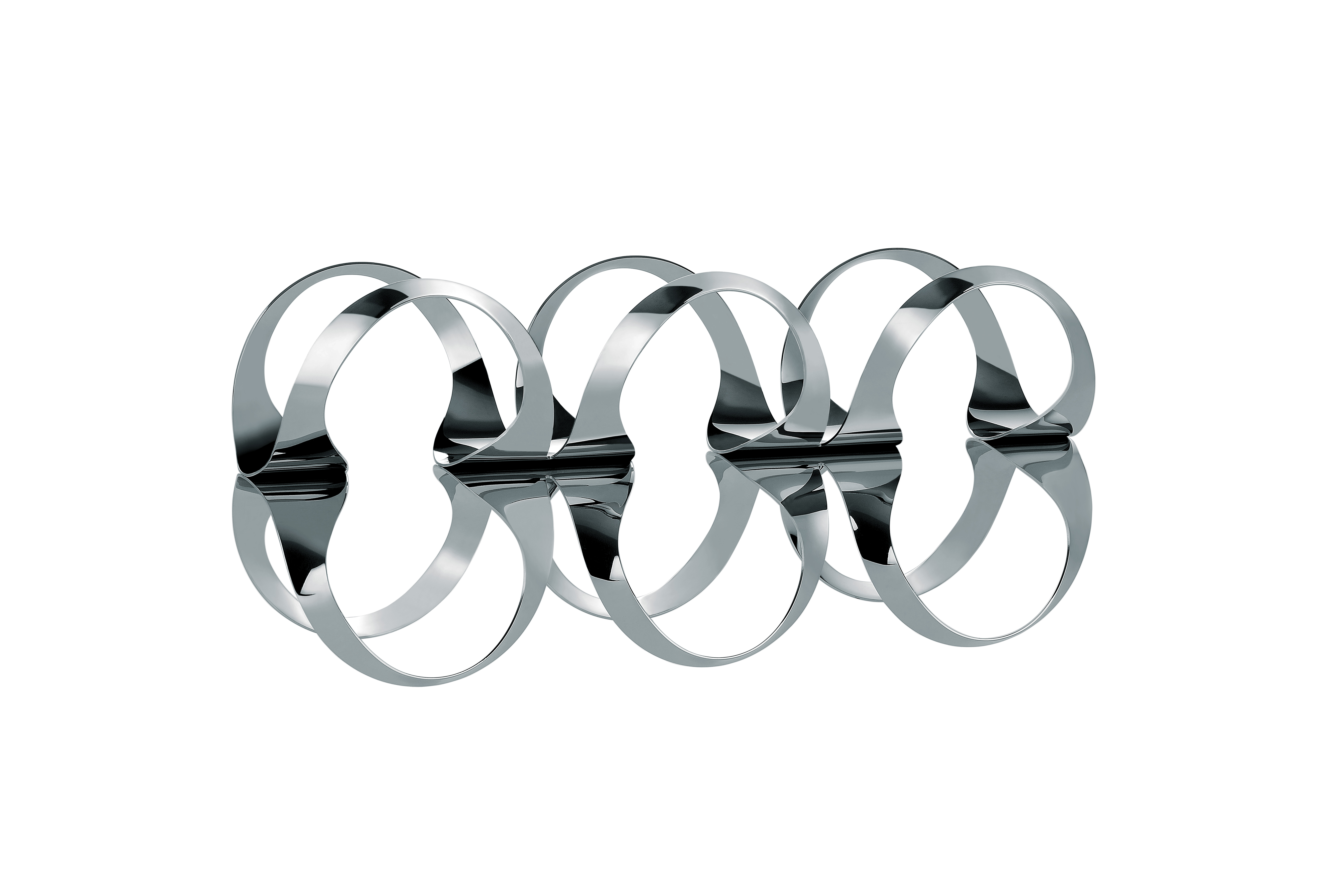 Introducing the Ribbon Wine Rack for Alessi