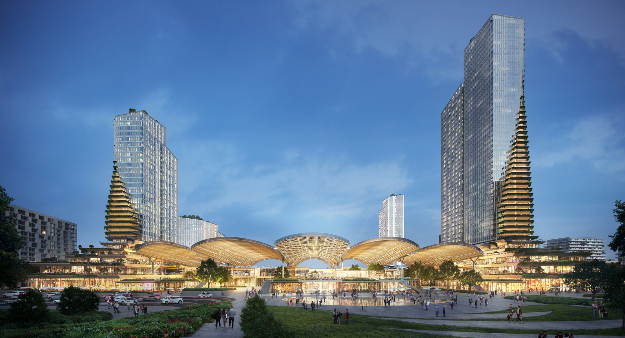 媒体发布 | UNStudio, b720 Arquitectura和Esteyco的马德里查马丁车站联合设计提案于众多世界领先建筑公司方案中赢得最高分
