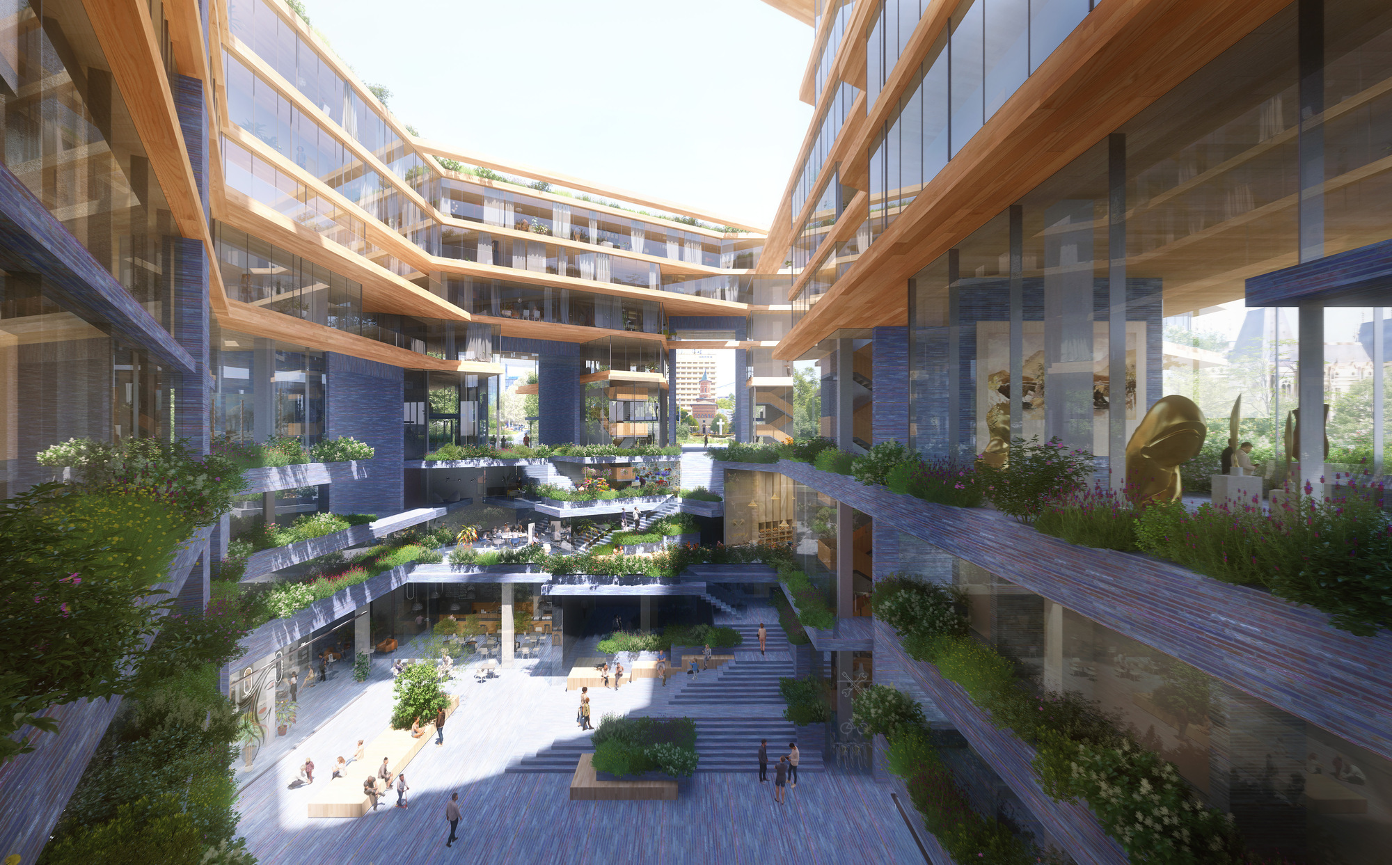 UNStudio从四家世界领先的建筑设计公司中脱颖而出赢得IULIUS集团位于雅西市中心的新住宅项目设计竞赛