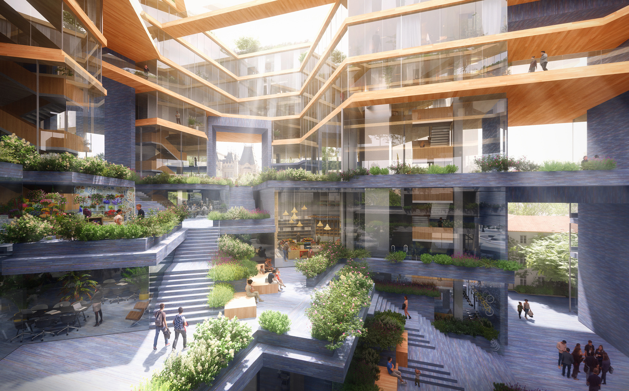 UNStudio赢得IULIUS集团位于雅西市中心的新住宅项目设计竞赛